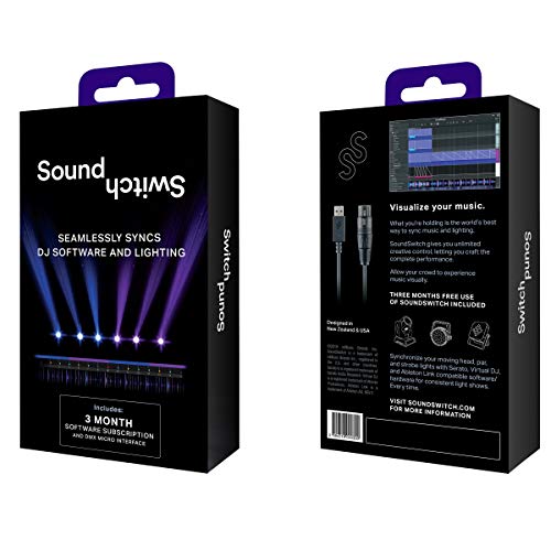 SoundSwitch Interface USB para DMX ultracompacta com acesso gratuito a software de 3 meses (DMXMICRO