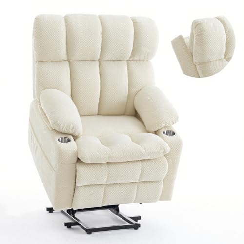 Zuacs Dual Motor Power Lift Recliner Chair for Elderly,Infinite Position,
