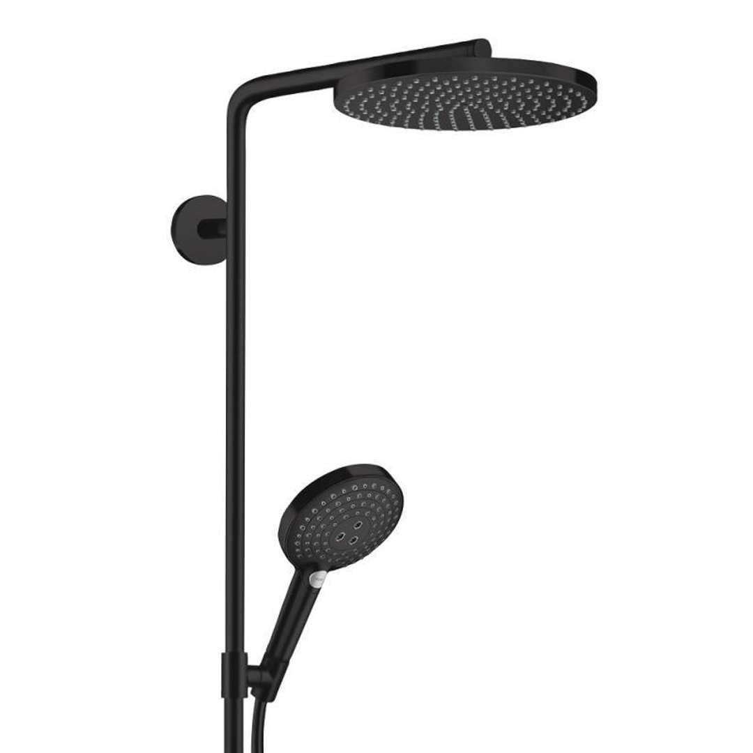 Hansgrohe Duschset Raindance S 240 (7 In 1) – Komplett-Set Mit PowderRain & Thermostat, Matt-schwarz – Wellness Für Dein Bad