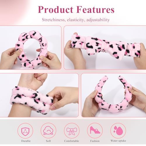 Spa Headbands for Women，Makeup & Skincare Headbands for Washing Face，Face Wash Head band for Women，Cute Hair Band for Girls，Stocking Stuffers For Teen Girls