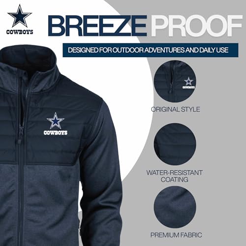 Image of Dunbrooke Men's NFL Explorer Tech Full-Zip Jacket