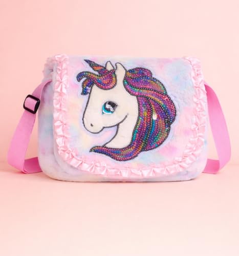 Image of Beautiful Sling Bag for Girls Kids Unicorn Bag for Girls Crossbody Bag Bags for Kids Girl