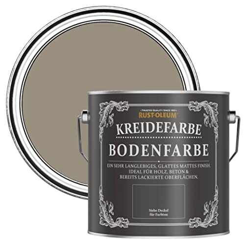 Rust-Oleum braun strapazierfähige, kratzfeste Bodenfarbe für Holz und Beton - Kakao 2,5 Litres