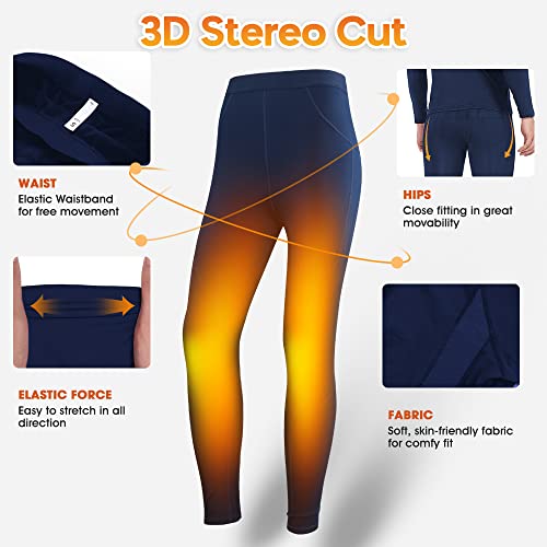 MANCYFIT Thermal Underwear for Men Cold Winter Gear Long Johns Compression Suit Base Layer for Skiing Running4