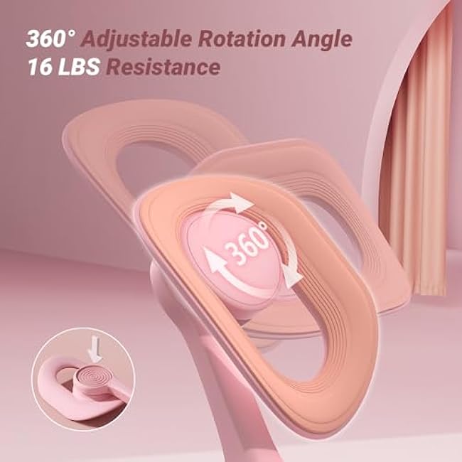 MERACH Thigh Trainer, Pelvic Floor Muscle Trainer, Inner Thigh Exercise Workout Equipment for Home Gym, Pelvic Floor Strengthening Women
