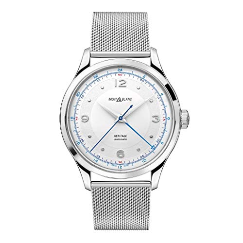 Montblanc orologio uomo Heritage GMT 40mm automatico acciaio 119949