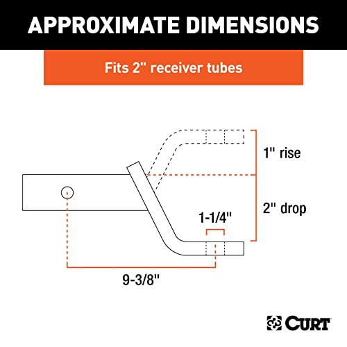 Image of Class 4 Ball Mount (2 inch Shank, 10,000 lbs., 2 inch Drop, 9-3 /8 inch Long)