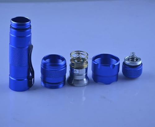 Skysted Wf-502B Single Mode 10W L2 Led Bulb 1200 Lumen Mini Portable Tactical Handheld Flashlight Torch Lamp With Clip (Blue) #TOP3