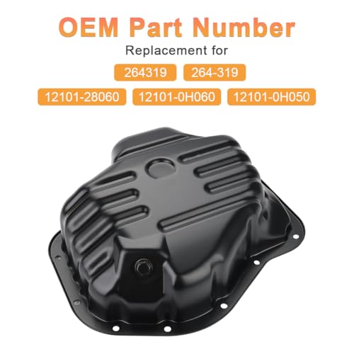 Image of Engine Oil Pan Compatible with Toyota Camry 2007-2011 264-319