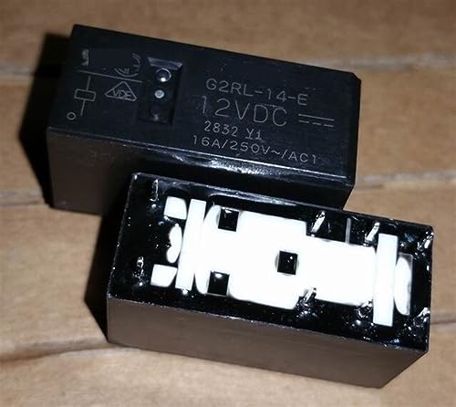 Relé G2RL-14-E 12VDC de 8 pines con estructura resistente para automatización 2