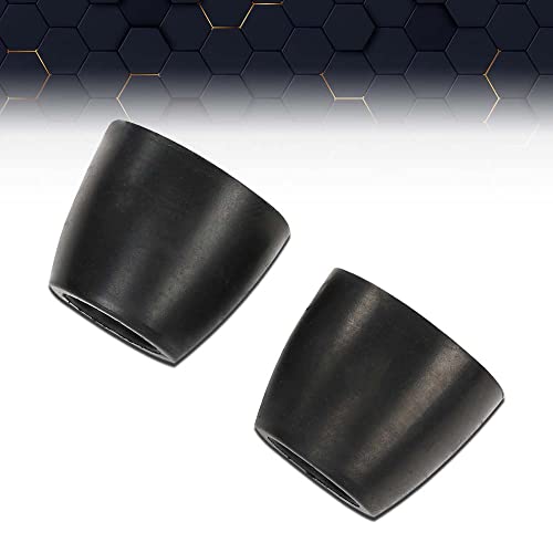 Topes cónicos de goma para puerta de rampa PIT66, compatibles con remolque de carga y camión, 2 piezas miniatura 5