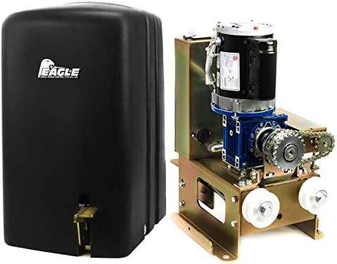 Eagle-1000 Foot Release Gate Opener for gate Size 27 Feet & 600 lbs Includes 2 Wireless Remote Transmitters, Receiver and Eye Photo-Eye.