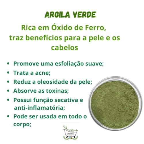 Sabonete Argila Verde Artesanal Antiolesidade Minimiza Poros Dilatados