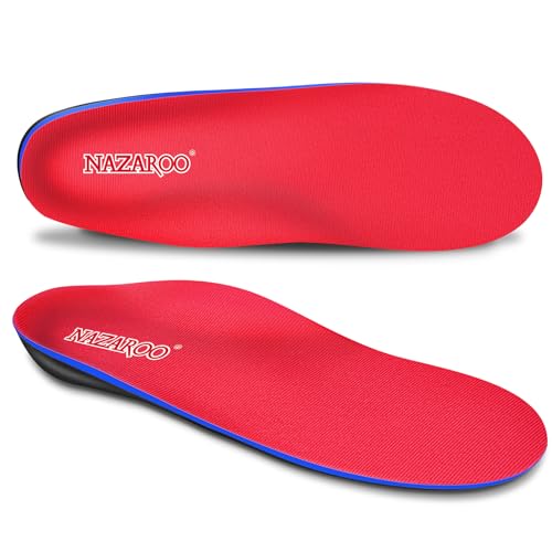 Shoe Insoles Arch Support Inserts Orthotic Insoles for Plantar Fasciitis, Flat Feet, High Arch...