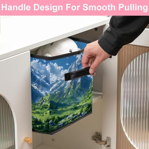 Boîte de rangement pliable pour meuble et étagère dressing snh-003-1 - 6