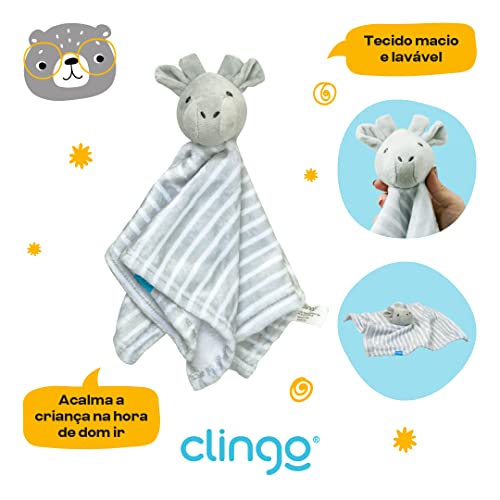 Naninha Girafa Listra Cinza, Clingo, Cinza
