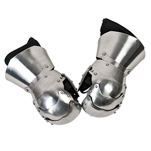 Medieval Gears Brand Medieval Functional Armor Battle Clamshell Mitten Gauntlets Glove SCA LARP Hema