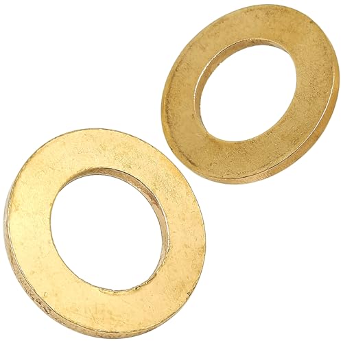Rondelles plates M22 en laiton 39mm : fini la rouille et les vis desserrées