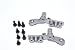 GPM For Tamiya DT-03 Upgrade Parts Aluminium Front Rocker Arm - 1Pr Set Gray Silver