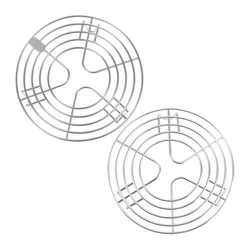 Zerodeko 2 Piezas Soporte de Vapor Inoxidable para Cocina Rejilla de Vapor Multifuncional Diseño Estable para Cocción de Alimentos Casa y Restaurantes