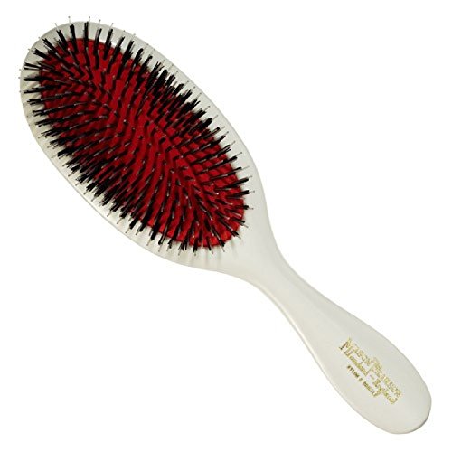 Mason Pearson B1 Extra Large Pink brosse pure bristle sanglier rose - 6