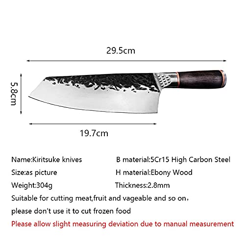 Boning Knife, High carbon steel composite chef's knife boning knife kitchen knife meat cleaver kitchen slaughter knife BY ZZYY (Color : Slicing knife)