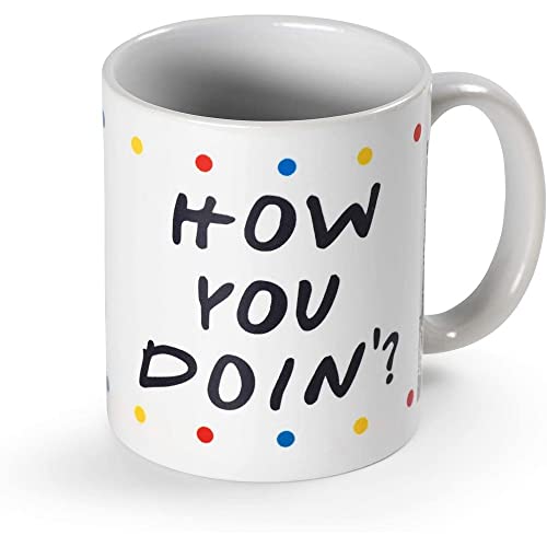 Friends How You Doin' - Dots, Kaffeebecher, 11oz/315ml