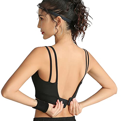 Brassière de sport rembourrée amovible pour femme grande taille XXL WENJUN
