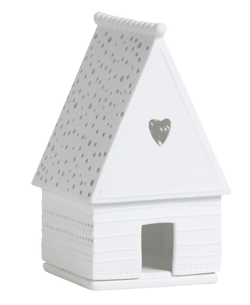 Räder Black Gingerbread Light House Heart 8 X 8 X 13.5 Cm