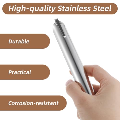Crumbers For Servers, Crumb Scraper for Tablecloth, Stainless Steel Scraper with Pocket Clip Table Crumbs Table Crumb Sweepers for Servers for Restaurants, Homes, Waitresses Tool Accessories - Thumbnail 3