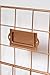 Blu Monaco Rose Gold Desk Organizer - Mail Organizer - 2 Tier Mail Basket - Metal Mail Sorter Inbox - Desk Accessories Women Office