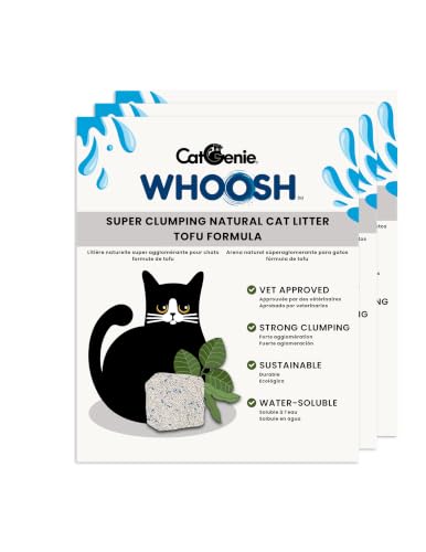 CatGenie Whoosh Super Clumping Cat Litter Natural Tofu