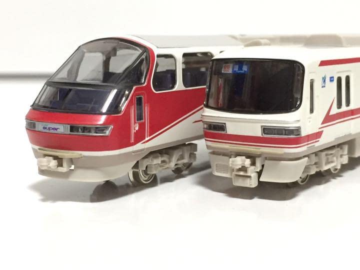 N Gauge Green Max 4673 Meitetsu Panorama Superb Formation + 1800 Series 8-Car Set