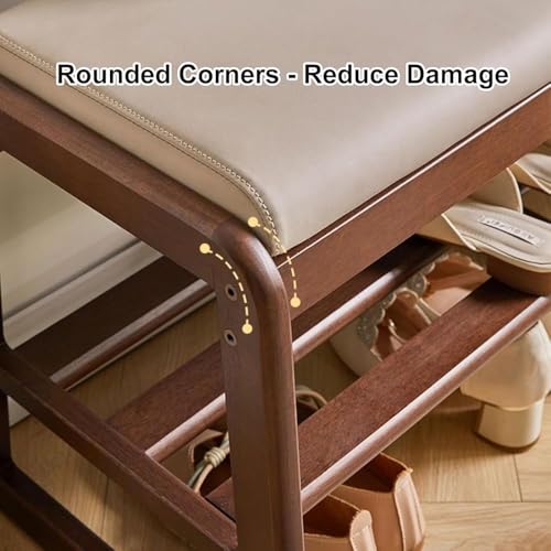 Banc à chaussures d'entrée moderne peu encombrant pour hall - 7