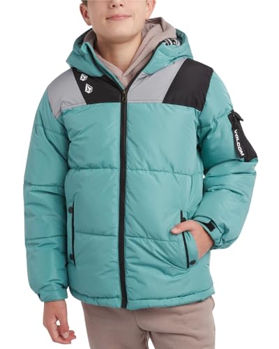 Veste d'hiver garçoni Volcom doublée Sherpa et sa capuche matelassée
