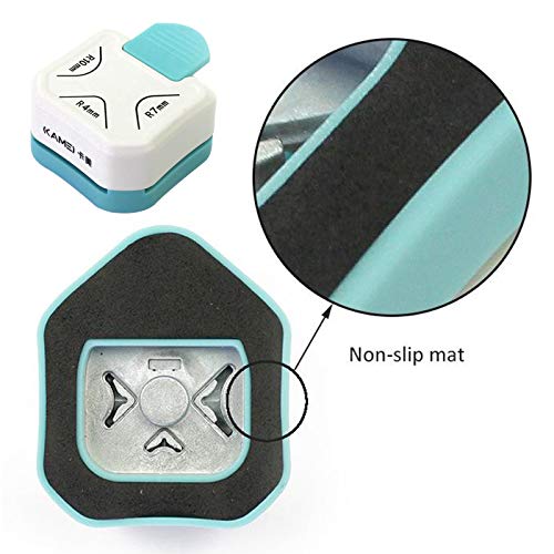 #N/a 3 em 1 Papel Soco Canto Rounder 4/7/10mm Canto Cortador Ferramenta para Cartão de Papel Fotográ