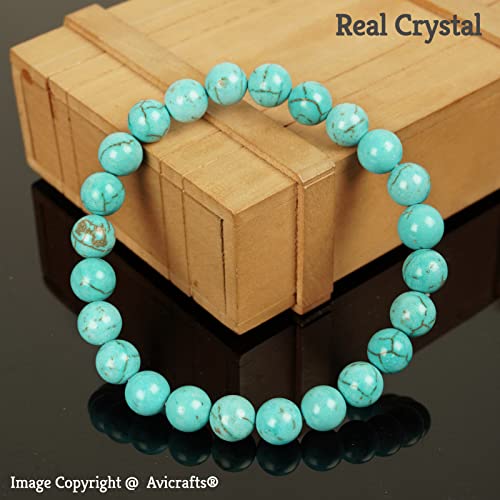 Turquoise Bracelets, Balance Bracelet, Unisex Bracelet, Yoga Bracelet Chakra Bracelet, Blue Gemstone Bracelet, Turquoise Jewelry Genuine Natural Stone Bracelet, Semi Precious Stone Bracelet Gift #TOP2