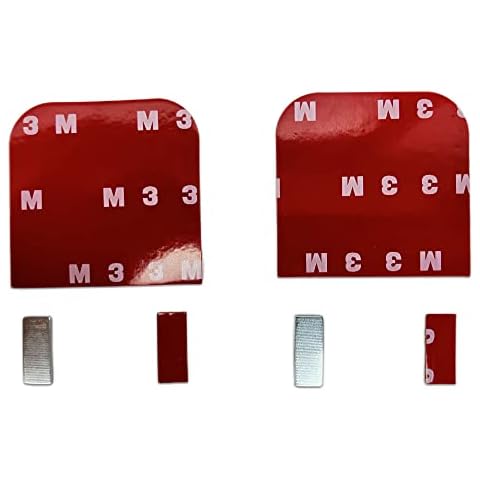 LZLRUN 2pcs Replacement Magnet with Adhesive of car Door Welcome led Light Cover