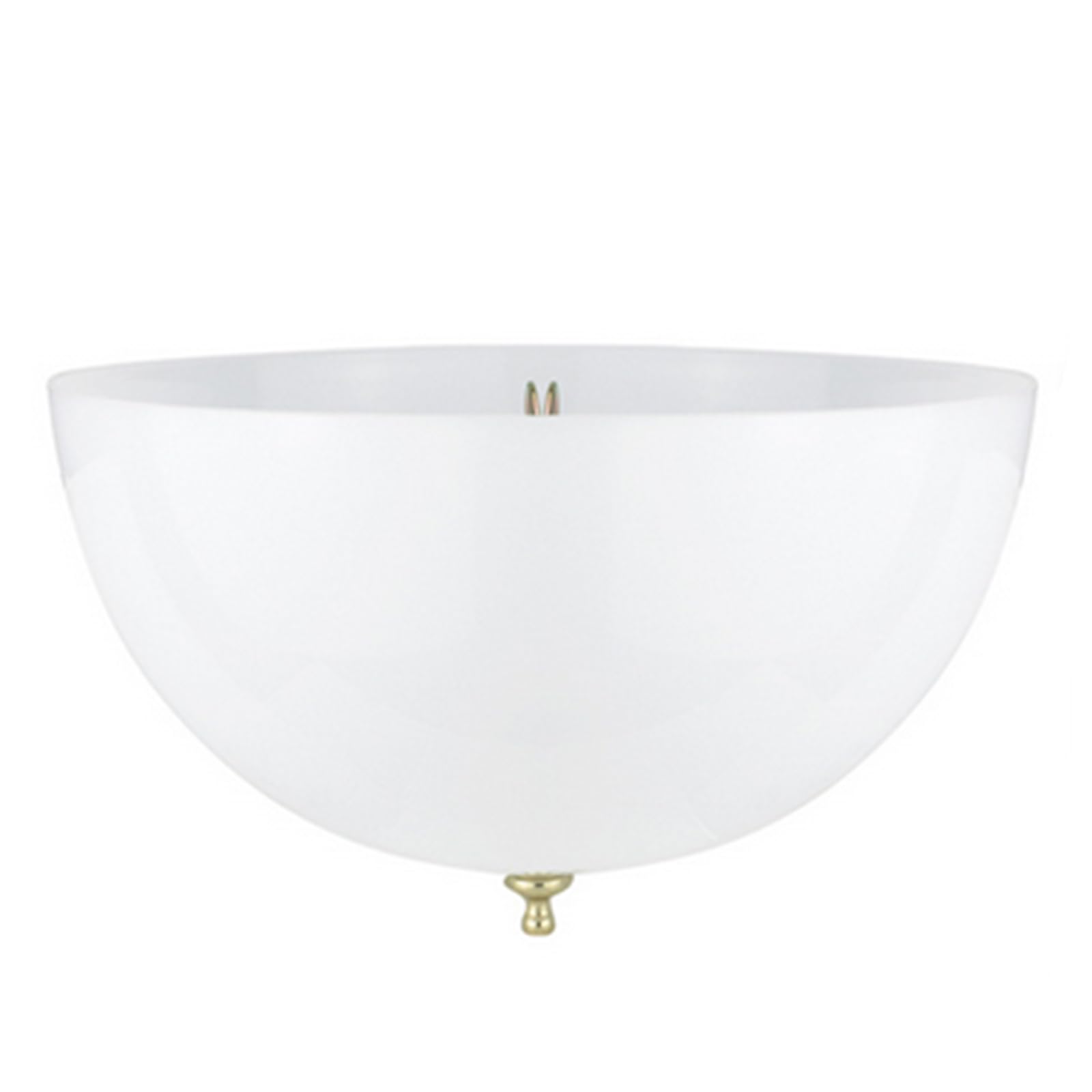 JNXQWE Clip on Light Shades for Bare Bulbs,Decorative Dome Cover,Acrylic Clip-On Dome Light Shade, 4" x 7-3/4" (1, White)