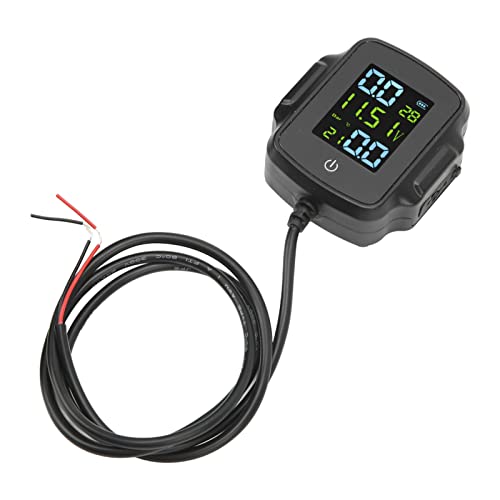 TPMS moto sans fil Ejoyous avec 2 capteurs externes et double charge USB 12V