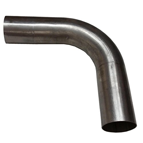 90 ° acier inoxydable Arche échappement Ø 60 mm Tuyau coudé ungeweitet Cover
