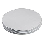 uxcell 20 Pcs 7-Inch Aluminum Oxide White Dry Hook and Loop Sanding Discs Flocking Sandpaper 1000...
