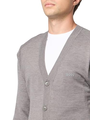 BOSS Men's Wool Blend Button Down Cardigan3