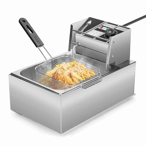 Opiniones y reviews de Freidora de Papas Electrica que Puedes Comprar On-line. 46 Verdthos Freidora Eléctrica de Aceite 6L, Freidora-Eléctrica Profesional 1500W, Freidoras de Papas Francesa con Tapa y Canasta Acero Inoxidable, Termostato Ajustable 60-200°C...