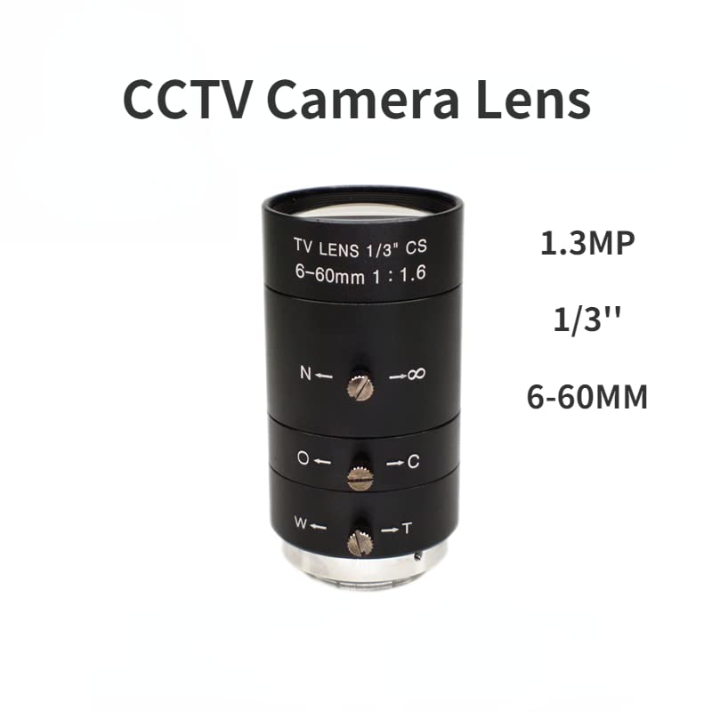 Objectif De Surveillance CCTV Uxcell F1.5 6-15mm Mise Au Point Manuelle 1/3