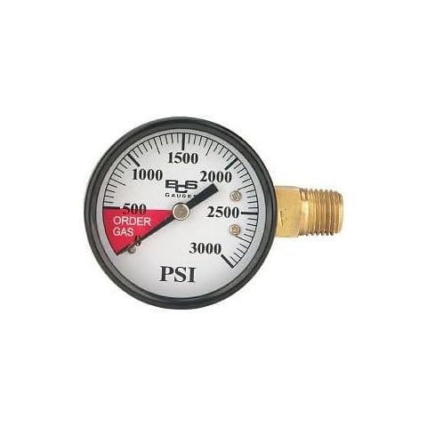 Beverage Factory 5603 High Pressure Replacement Gauge - Right Hand Thread Cover