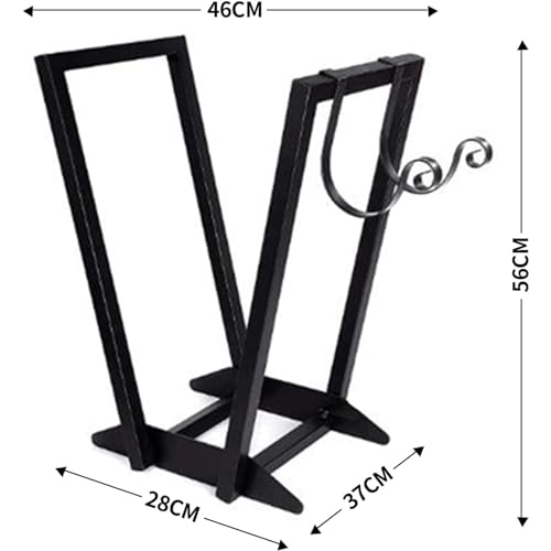 Support à bois de chauffage extérieur de grande capacité pour bûches - 4