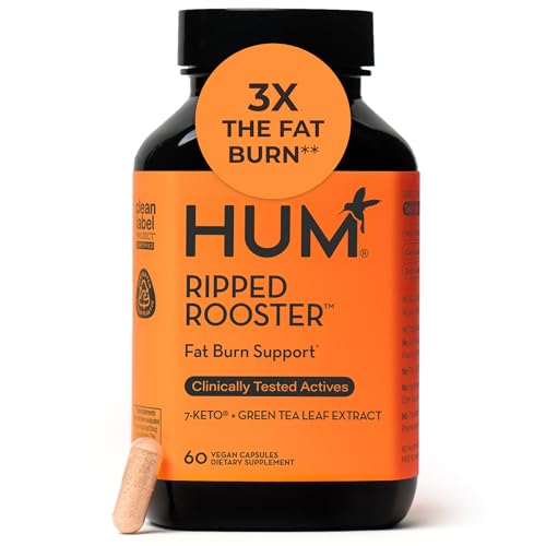 HUM HUM Ripped Rooster Green Tea Extract 7-Keto DHEA & Chromium, 60 Count sold by HUM Nutrition - Amazon Seller - US