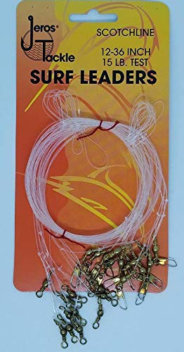 Jeros Tackle Scotchline 12-36 Inch 15LB Test Surf Leaders