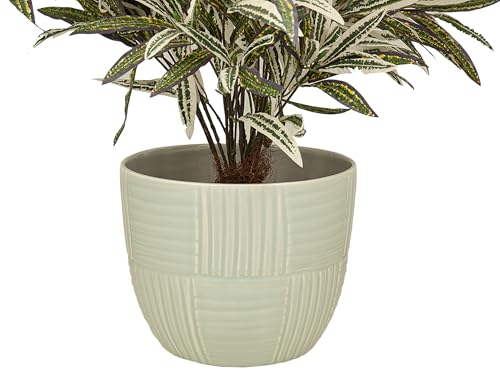 Cache-pot en céramique menthe vert pastel pour petite plante intérieure et fleur - 2